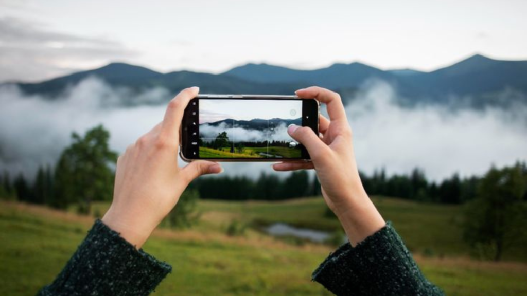 Fotografi menggunakan smartphone modern