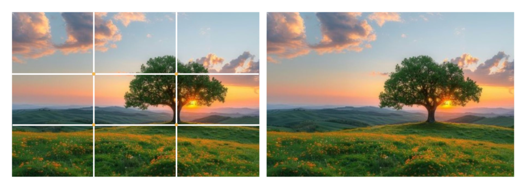 Teknik rule of thirds dalam fotografi